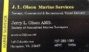 J.L. OLSON MARINE SERVICES